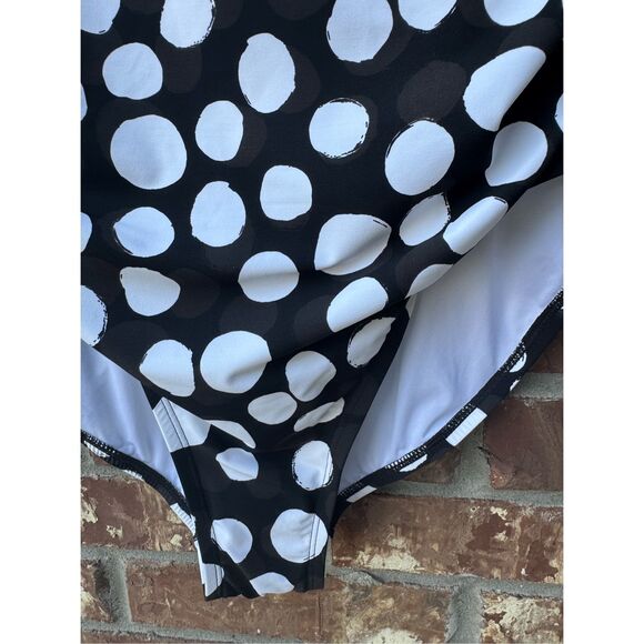 La Blanca one piece swimwear size 14 polka dots new without tag and in excellent - Picture 4 of 11